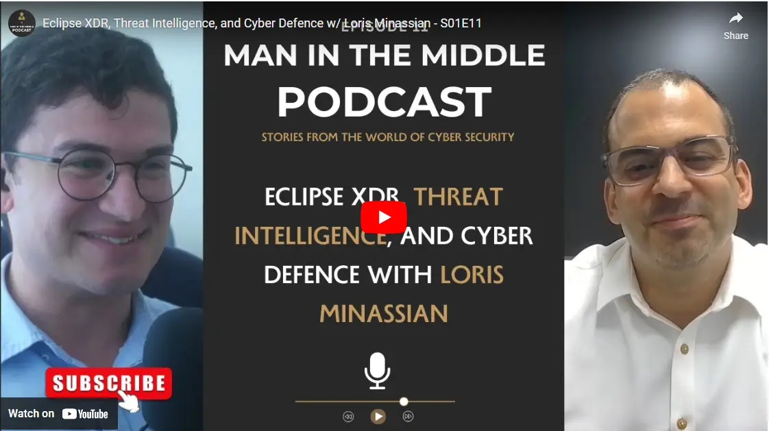 The Man in the Middle podcast: CyberStash Eclipse.XDR Cyber Defense Platform