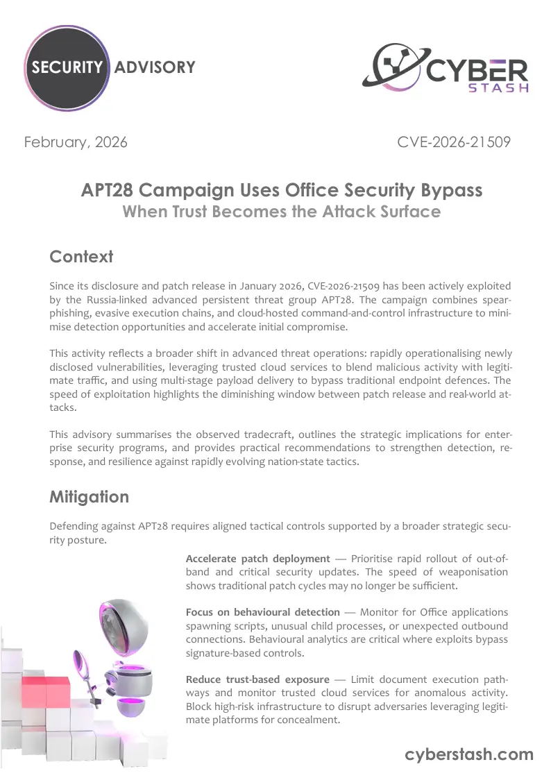APT28 Campaign Uses Office Security Bypass